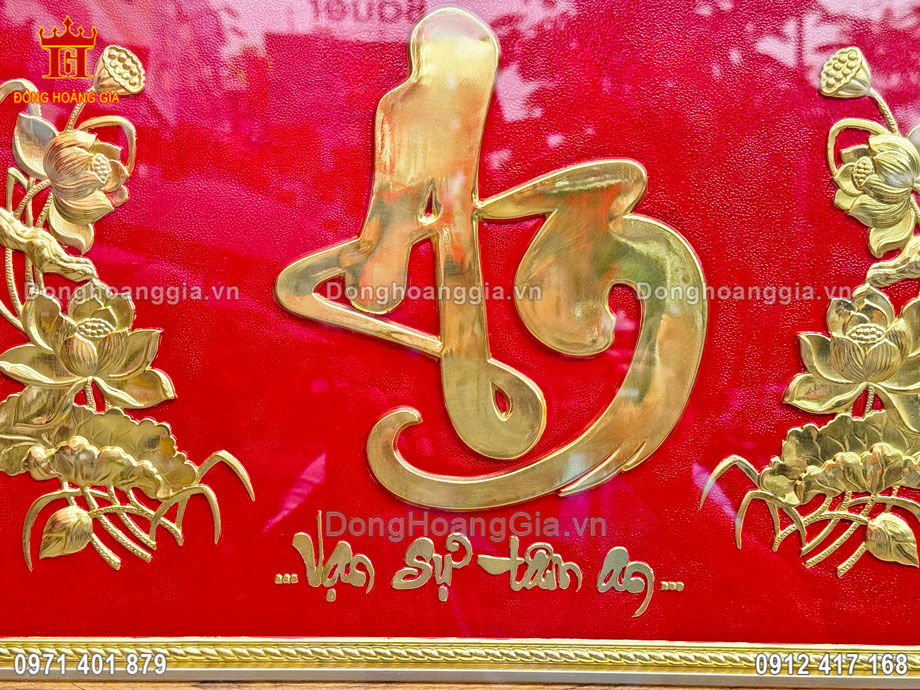 Đồng Hoàng Gia tự hào là đơn vị chế tác tranh chữ an uy tín, chất lượng